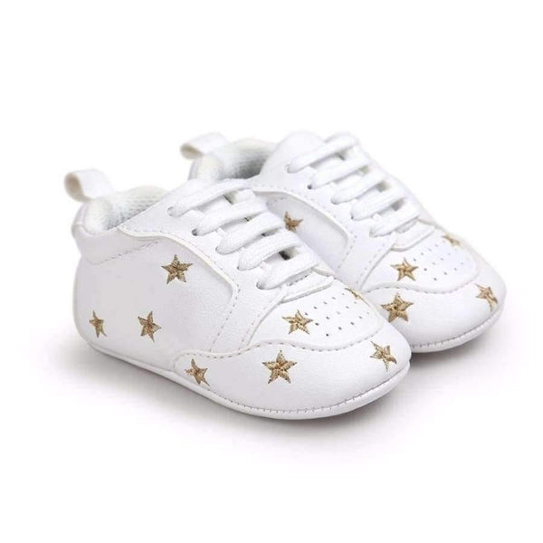 Planet Gates Black / 1 Multiple Star Baby Girl Shoes first walkers Lace-up Fashion Baby Shoes For 0-18 Months