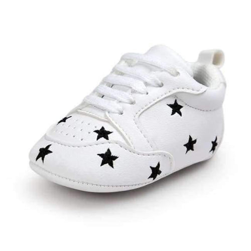 Planet Gates Black / 1 Multiple Star Baby Girl Shoes first walkers Lace-up Fashion Baby Shoes For 0-18 Months