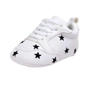 Planet Gates Black / 1 Multiple Star Baby Girl Shoes first walkers Lace-up Fashion Baby Shoes For 0-18 Months