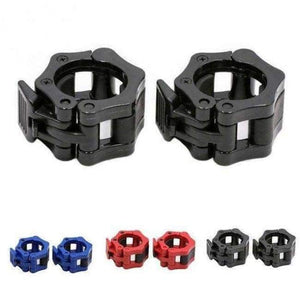 Planet Gates Black 1 Pair Olympic 2" Spinlock Collars Barbell Collar Lock Dumbell Clips Clamp Weight lifting Bar Gym Dumbbell Fitness Body Building