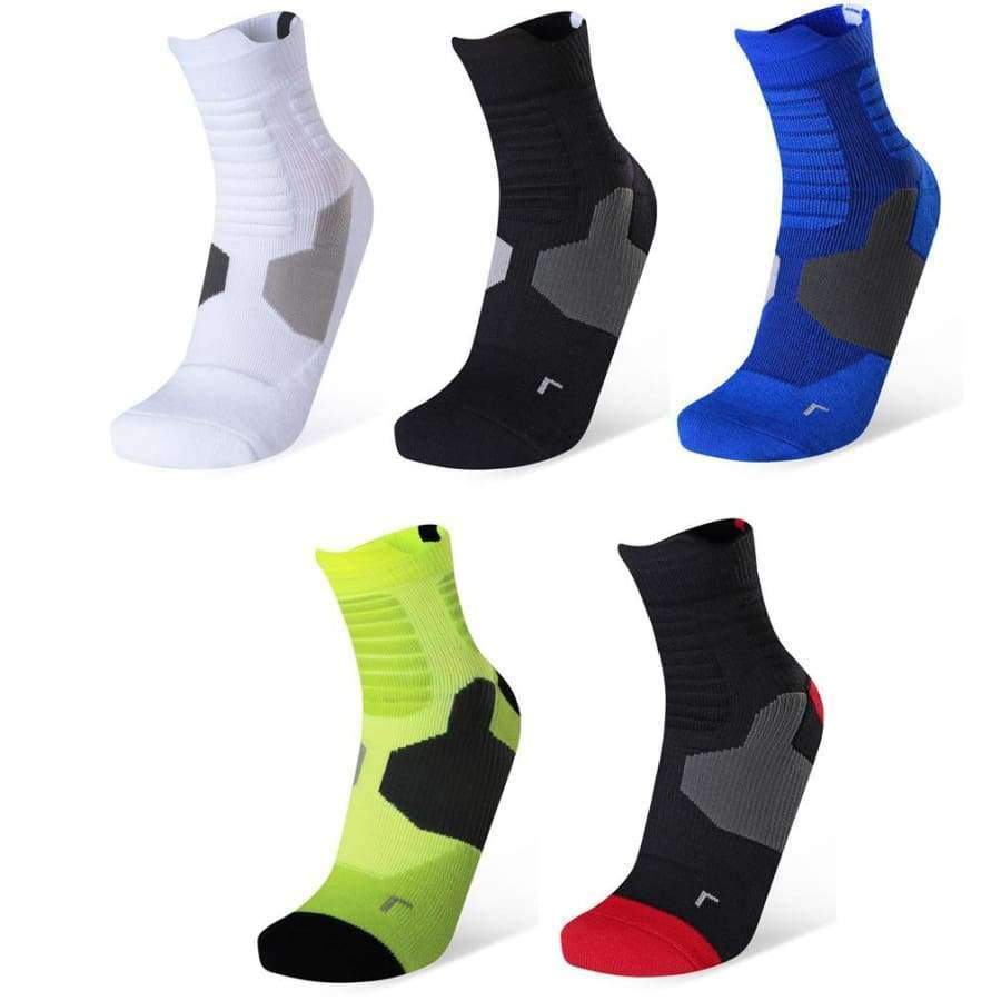 Planet Gates Black / 1 pair Socks Towel Bottom Professional Sports Elite Run Socks Men's Women's Thickened Socks Football Adults Knee High Socks