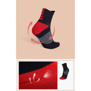 Planet Gates Black / 1 pair Socks Towel Bottom Professional Sports Elite Run Socks Men's Women's Thickened Socks Football Adults Knee High Socks