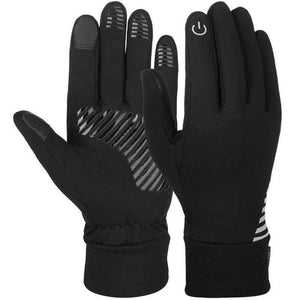 Planet Gates Black 1 / XL VBIGER Winter Gloves Professional Touch Screen Reflective Thicken Keep Warm Gloves Sport Running Biking Gloves for Men Women