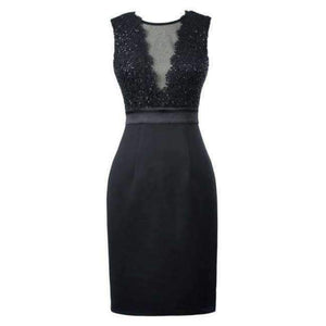 Planet Gates Black / 10 Cocktail Dresses Knee Length Sexy Formal Occasion Party Gown Robe Cocktail Dress 2018 Short Prom Dresses Summer