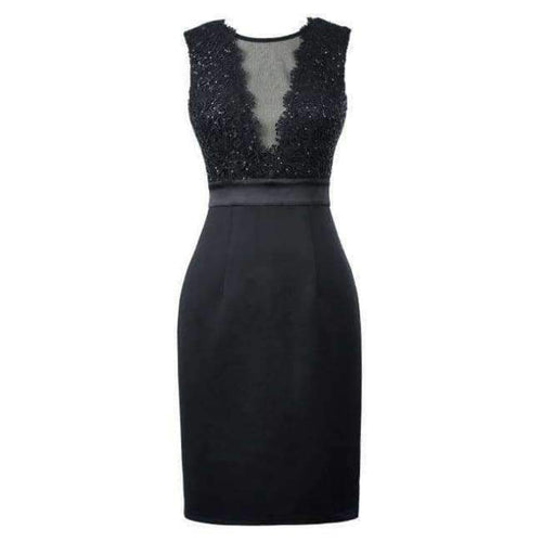 Planet Gates Black / 10 Cocktail Dresses Knee Length Sexy Formal Occasion Party Gown Robe Cocktail Dress 2018 Short Prom Dresses Summer