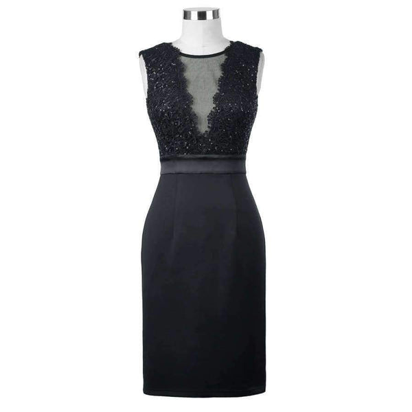 Planet Gates Black / 10 Cocktail Dresses Knee Length Sexy Formal Occasion Party Gown Robe Cocktail Dress 2018 Short Prom Dresses Summer