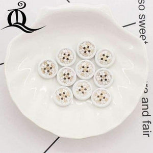 Planet Gates Black 10 color mix British style white 100pcs picture Print 4 Holes Wooden Buttons 15mm Sewing Scrapbooking Crafts,tq BUTTONS 12
