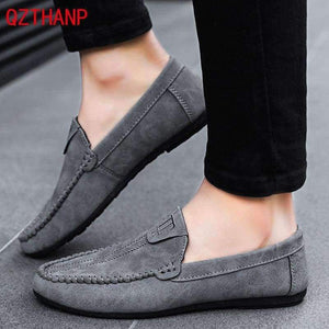 Planet Gates Black / 10 Men Casual Loafers  Pu Leather Black Solid Leather Driving Moccasins Boat Slip on Men Loafers Shoes Male Loafer Mocasines Hombre