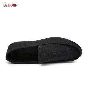 Planet Gates Black / 10 Men Casual Loafers  Pu Leather Black Solid Leather Driving Moccasins Boat Slip on Men Loafers Shoes Male Loafer Mocasines Hombre