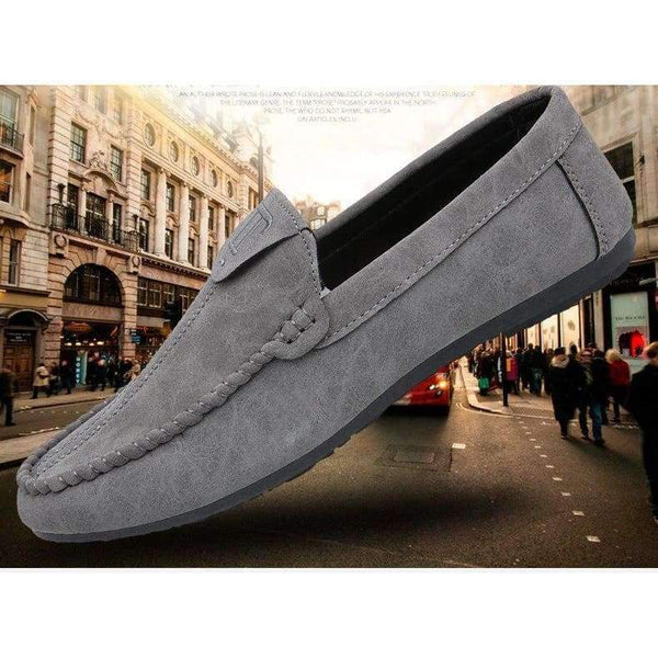 Planet Gates Black / 10 Men Casual Loafers  Pu Leather Black Solid Leather Driving Moccasins Boat Slip on Men Loafers Shoes Male Loafer Mocasines Hombre