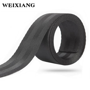 Planet Gates Black 10 Meters Roll Seat Belt Webbing Strap Thicken Car Seat Stroller Safety Belt Harness Backpack Belt Straps Fashion Color Ribbon