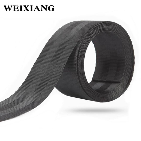 Planet Gates Black 10 Meters Roll Seat Belt Webbing Strap Thicken Car Seat Stroller Safety Belt Harness Backpack Belt Straps Fashion Color Ribbon