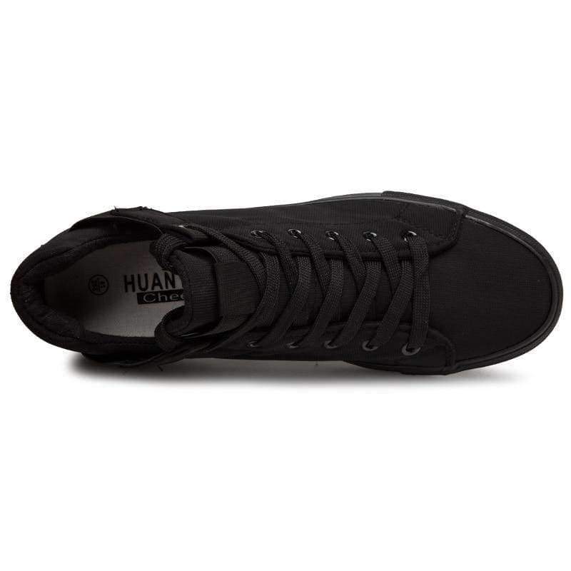 Planet Gates Black / 10 New Men's Vulcanized Shoes High Quality Fashion Sneakers for Men Canvas Shoes Youth Shoes Men Flats Mans Footwear