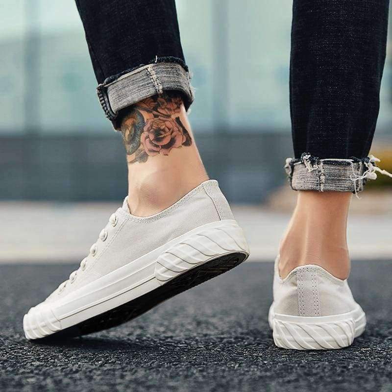 Planet Gates Black / 10 Vulcanized shoes summer men's vulcanity shoes canvas sneakers men casual flats loafers male espadrilles shockproof