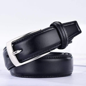 Leather Belt For Men Luxury Business Male Cowhide Leather Belts 3.0 CM Casual Pin Buckle Belt For Men Dropshipping