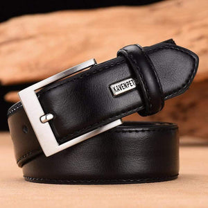 Men's Belt Luxury Business Leather Male Waist Belt Cowhide Genuine Leather Classic Black Trouser Belt Cummerbunds Dropshipping