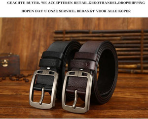 Planet Gates black / 100cm Antique Male Cow Genuine Leather Wide Waist Pin Buckle Fashion Designer Belts For Men Full-grain Leather Belt