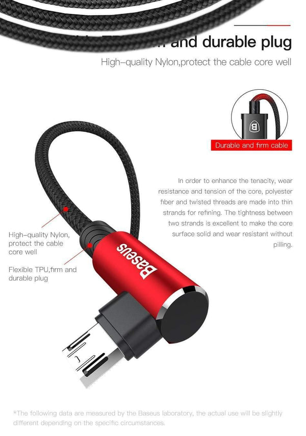Planet Gates Black / 100cm Baseus 90 Degree Micro USB Cable Fast Charging Charger Data Cord Microusb Cable For Samsung Xiaomi Android Mobilie Phone Cables