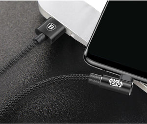 Planet Gates Black / 100cm Baseus 90 Degree Micro USB Cable Fast Charging Charger Data Cord Microusb Cable For Samsung Xiaomi Android Mobilie Phone Cables