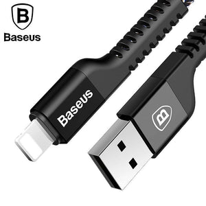 Planet Gates Black / 100cm Baseus USB Cable For iPhone XS Max XR X 8 7 6 6s Plus Fast Charging Charger Data Cord For iPhone 5 5s se iPad Mobile Phone Cable