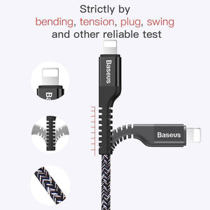 Planet Gates Black / 100cm Baseus USB Cable For iPhone XS Max XR X 8 7 6 6s Plus Fast Charging Charger Data Cord For iPhone 5 5s se iPad Mobile Phone Cable