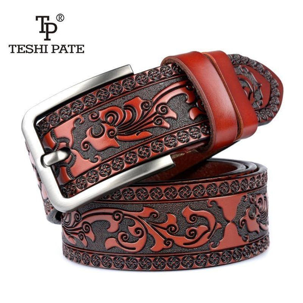 Planet Gates black / 100cm Designer belts for men High quality Cow genuine leather belt man Fashion classic vintage pin buckle strap for cowboy jeans