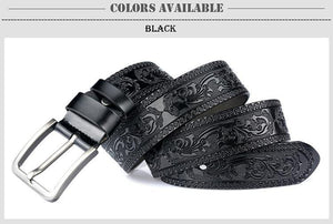 Planet Gates black / 100cm Designer belts for men High quality Cow genuine leather belt man Fashion classic vintage pin buckle strap for cowboy jeans