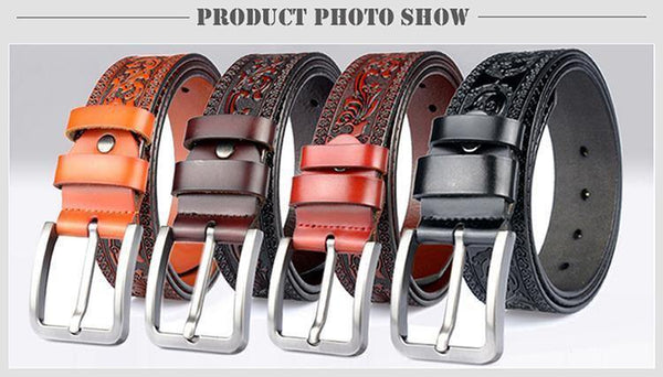 Planet Gates black / 100cm Designer belts for men High quality Cow genuine leather belt man Fashion classic vintage pin buckle strap for cowboy jeans