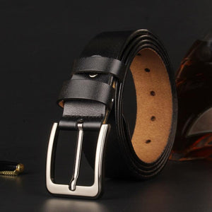 Genuine Leather Belts For Man Top Quality Male Casual Pin Buckle Belt Men Belt Leather Luxury Brand