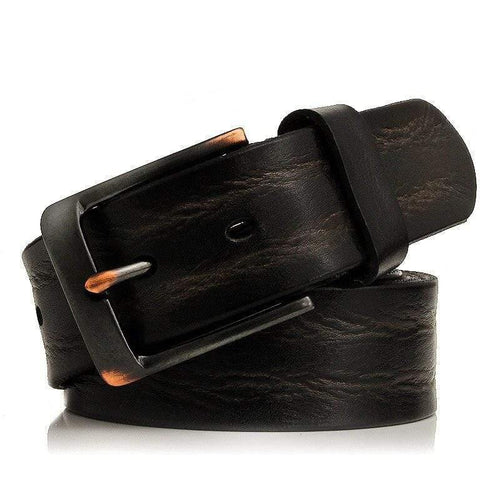 Genuine Leather Belts Men Luxury Brand Designer High Quality Business Strap Male Wide Pin Buckle For Jeans