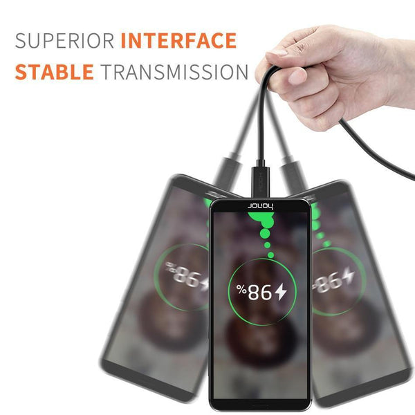 Planet Gates Black / 100cm ROCK Micro Usb Cable 5V2A Fast Charging Mobile Phone USB Charger Cord for SamSung Xiaomi Huawei Android Sync Date Cable