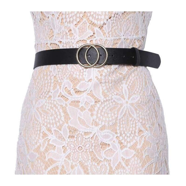 Planet Gates Black / 100cm Women Belts For Women's Jeans Fashion Gold Buckle Waist Leather Strap High Quality Designer Strap Belt Cinturon Mujer