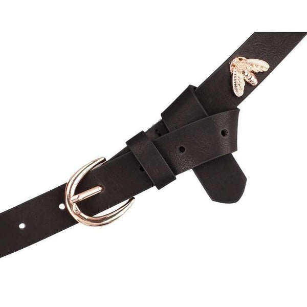 Planet Gates black / 102.5cm(M) IFENDEI Women's Bees Belt Insects Designer Jeans' Strap 2018 Belts For Women's Dress Stylish PU Leather Waistband cinturon mujer
