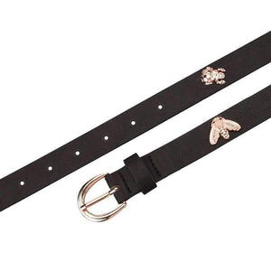 Planet Gates black / 102.5cm(M) IFENDEI Women's Bees Belt Insects Designer Jeans' Strap 2018 Belts For Women's Dress Stylish PU Leather Waistband cinturon mujer