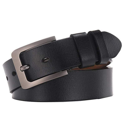 150 170cm Genuine Leather Men's Leisure Belt Retro Pin Buckle Good Quality Large Size Male Belts Luxury Designer Belt Mens Gifts