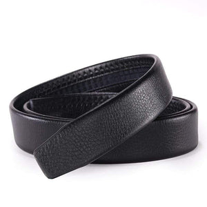 Men's Automatic Buckle Belts No Buckle Belt Brand Belt Men PU High Quality Male Genuine Strap Jeans Belt