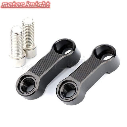 Planet Gates BLACK 10mm screw CB1000R CB600F Hornet CB600/CB900 CB1300SF CB750 CB400 Motorcycle Mirror Riser Extenders Spacers Extension Adapter Adaptor