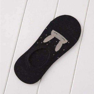 Planet Gates Black 10pieces=5pair  Summer ankle socks women candy color silicone antiskid invisible socks cool Cotton socks free shipping