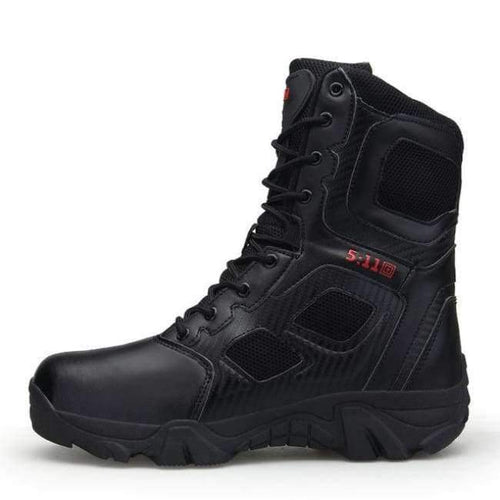 Planet Gates Black / 11 Outdoor Waterproof Hiking Shoes for Men Desert High-top Military Tactical Boots Combat Army Boots Hunting Shoes Big Size 47
