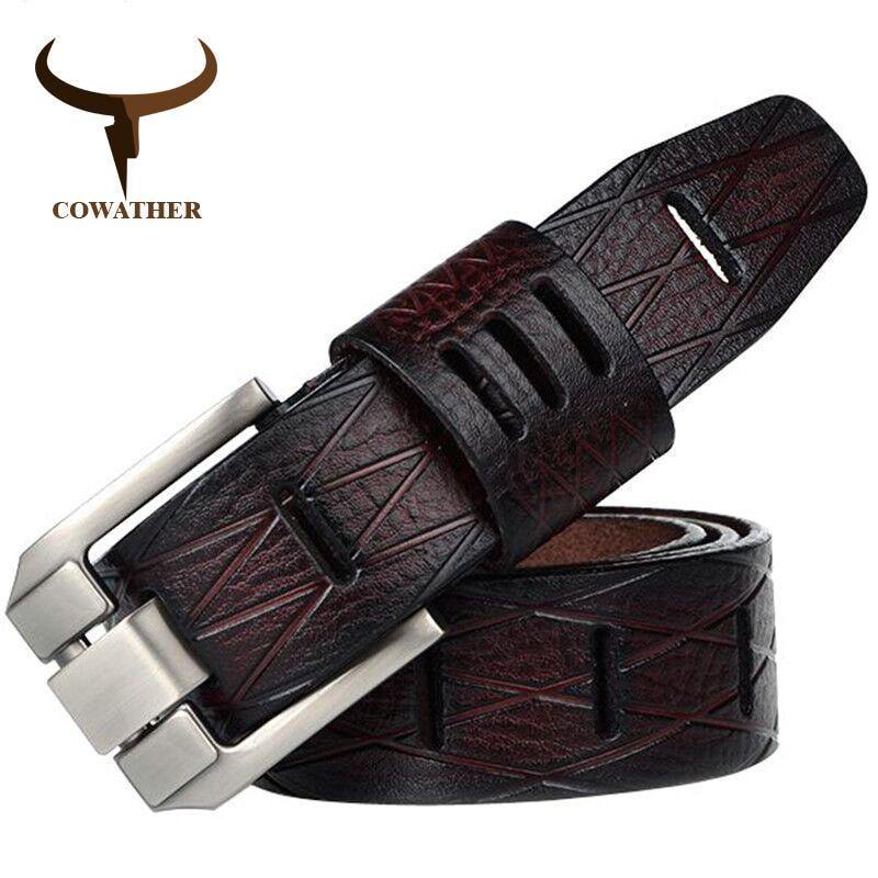 Planet Gates black / 110cm Cow genuine luxury leather men belts for men strap male pin buckle BIG SIZE 100-130 cm 3.8 width