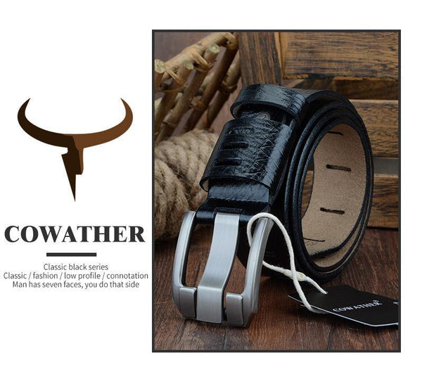 Planet Gates black / 110cm Cow genuine luxury leather men belts for men strap male pin buckle BIG SIZE 100-130 cm 3.8 width