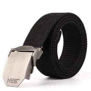 Planet Gates black / 110cm Hot male tactical belt Top quality Elastic Canvas belts for men NO5 Automatic buckle Outdoor Sport Long 160cm White Weave straps