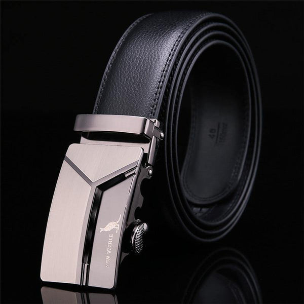 Planet Gates BLACK / 110cm Leather Belt High Quality New Designer Belts Men Luxury Strap Male Waistband Fashion Vintage Buckle Belt for Jeans