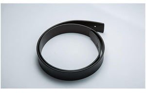 Planet Gates Black / 110cm Men's Belt Automatic Belts Genuine Leather Men Belt 3.2cm Width Cowskin Male Brand Jeans Belts Strap