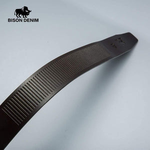 Planet Gates Black / 110cm Men's Belt Automatic Belts Genuine Leather Men Belt 3.2cm Width Cowskin Male Brand Jeans Belts Strap