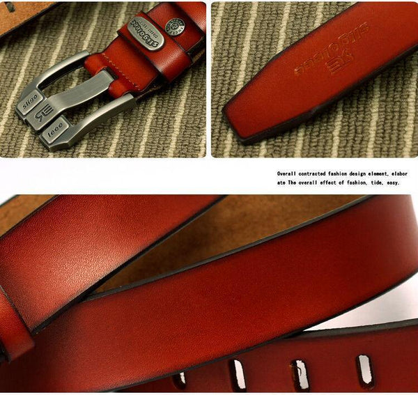 Planet Gates black / 115cm Designer high quality  luxury brand genuine leather pin buckle belt for men fashion business men belts male strap