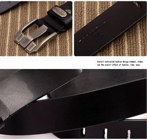 Planet Gates black / 115cm Designer high quality  luxury brand genuine leather pin buckle belt for men fashion business men belts male strap