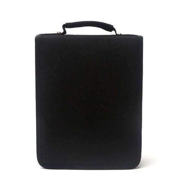 Planet Gates Black 120 Holes pens Pencils writing Large Portable Bag Leather Capacity Pencil box For Students Painting Sketch Art Supplies etui