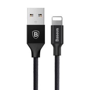 Planet Gates Black / 120cm Baseus USB Cable For iPhone X 8 7 Plus Fast Charging Cable Mobile Phone USB Data Cable For iPhone 5 6 6s  iPad USB Charger Cable