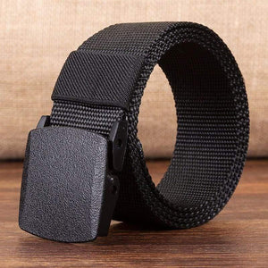 Military Men Belt Army Belts Adjustable Belt Men Outdoor Travel Tactical Waist Belt With Plastic Buckle For Pants 120cm